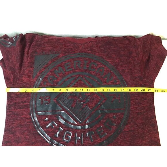 AMERICAN FIGHTER- MENS SHORT SLEEVE FRONT/BACK GRAPHIC T-SHIRT SIZE X-LARGE - Picture 5 of 6